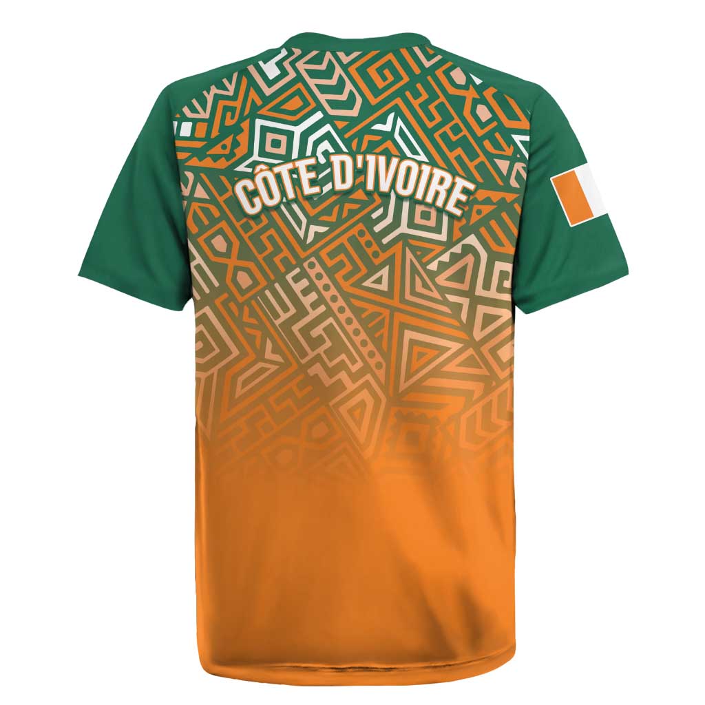 Ivory Coast Football Tribal Patterns Rugby Jersey WC2026 - Wonder Print Shop
