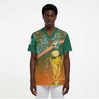 Ivory Coast Football Tribal Patterns Scrub Top WC2026 - Wonder Print Shop