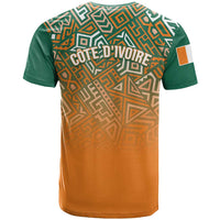 Ivory Coast Football Tribal Patterns T shirt WC2026 - Wonder Print Shop