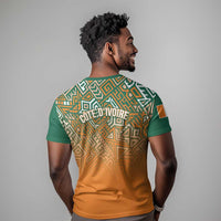 Ivory Coast Football Tribal Patterns T shirt WC2026 - Wonder Print Shop