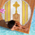 Habesha Motifs Ethiopia Beach Blanket Tilet White Gold