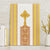 Habesha Motifs Ethiopia Canvas Wall Art Tilet White Gold