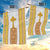 Habesha Motifs Ethiopia Garden Flag Tilet White Gold