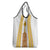 Habesha Motifs Ethiopia Grocery Bag Tilet White Gold
