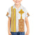 Habesha Motifs Ethiopia Hawaiian Shirt Tilet White Gold