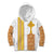 Habesha Motifs Ethiopia Kid Hoodie Tilet White Gold