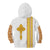 Habesha Motifs Ethiopia Kid Hoodie Tilet White Gold