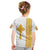 Habesha Motifs Ethiopia Kid T Shirt Tilet White Gold