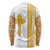Habesha Motifs Ethiopia Long Sleeve Shirt Tilet White Gold
