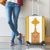 Habesha Motifs Ethiopia Luggage Cover Tilet White Gold