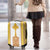 Habesha Motifs Ethiopia Luggage Cover Tilet White Gold