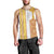 Habesha Motifs Ethiopia Men Tank Top Tilet White Gold