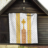 Habesha Motifs Ethiopia Quilt Tilet White Gold