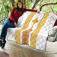 Habesha Motifs Ethiopia Quilt Tilet White Gold