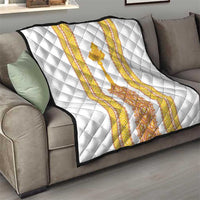 Habesha Motifs Ethiopia Quilt Tilet White Gold