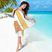 Habesha Motifs Ethiopia Sarong Tilet White Gold