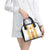 Habesha Motifs Ethiopia Shoulder Handbag Tilet White Gold
