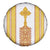 Habesha Motifs Ethiopia Spare Tire Cover Tilet White Gold