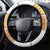 Habesha Motifs Ethiopia Steering Wheel Cover Tilet White Gold