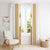Habesha Motifs Ethiopia Window Curtain Tilet White Gold
