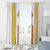 Habesha Motifs Ethiopia Window Curtain Tilet White Gold