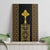 Habesha Motifs Ethiopia Canvas Wall Art Tilet Black Gold
