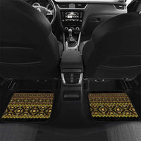 Habesha Motifs Ethiopia Car Mats Tilet Black Gold