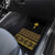 Habesha Motifs Ethiopia Car Mats Tilet Black Gold