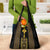Habesha Motifs Ethiopia Grocery Bag Tilet Black Gold