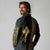 Habesha Motifs Ethiopia Long Sleeve Polo Shirt Tilet Black Gold