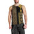 Habesha Motifs Ethiopia Men Tank Top Tilet Black Gold