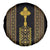 Habesha Motifs Ethiopia Spare Tire Cover Tilet Black Gold