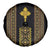 Habesha Motifs Ethiopia Spare Tire Cover Tilet Black Gold