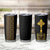 Habesha Motifs Ethiopia Tumbler Cup Tilet Black Gold