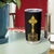 Habesha Motifs Ethiopia Tumbler Cup Tilet Black Gold