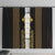 Habesha Motifs Ethiopia Window Curtain Tilet Black Gold