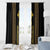 Habesha Motifs Ethiopia Window Curtain Tilet Black Gold