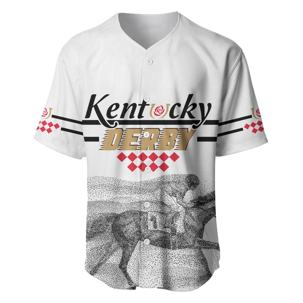 Kentucky Horse Racing Baseball Jersey The Race For The Roses LT7 - Wonder Print Shop