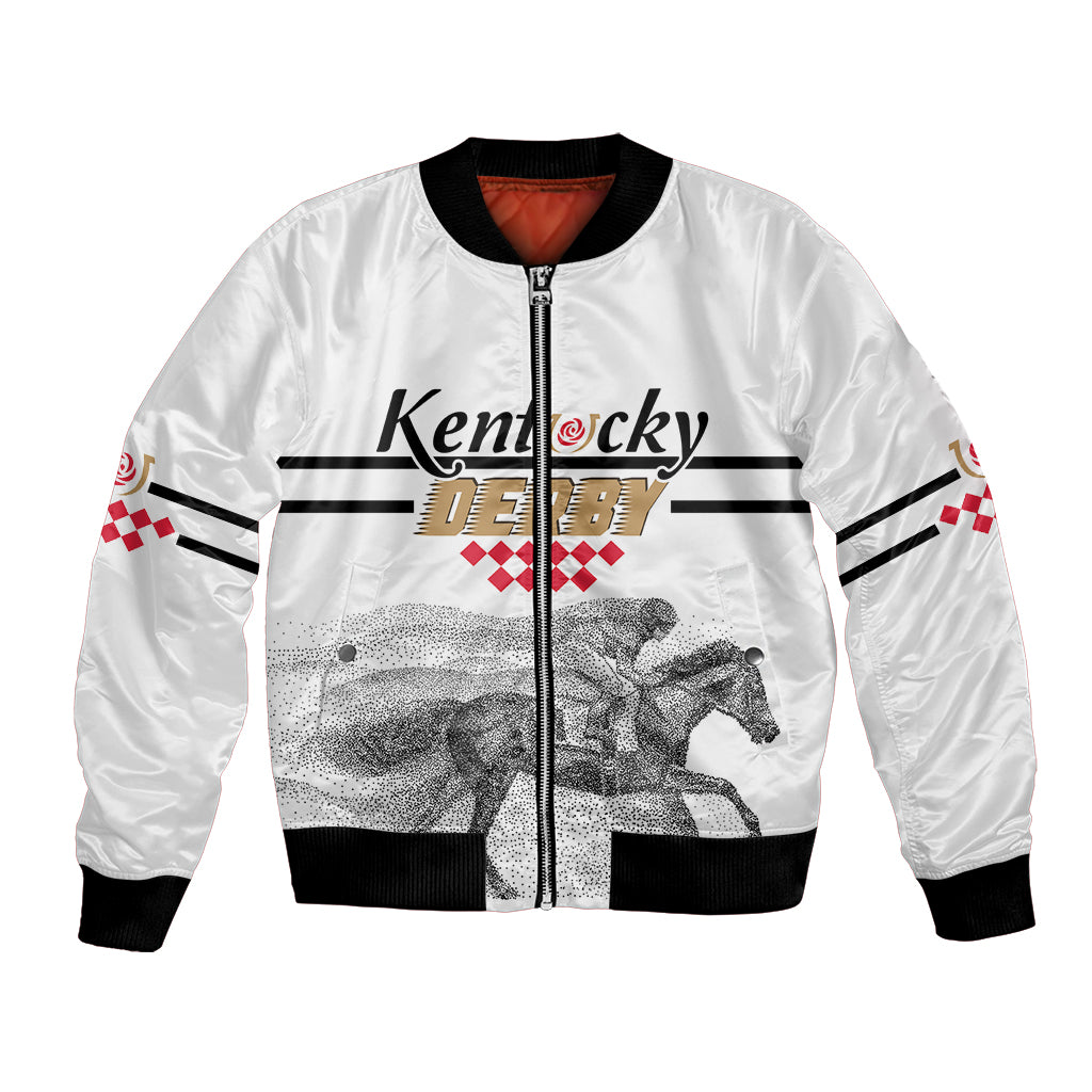 Kentucky Horse Racing Bomber Jacket The Race For The Roses LT7 - Wonder Print Shop