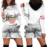 Kentucky Horse Racing Hoodie Dress The Race For The Roses - Wonder Print Shop