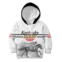 Kentucky Horse Racing Kid Hoodie The Race For The Roses - Wonder Print Shop