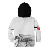Kentucky Horse Racing Kid Hoodie The Race For The Roses - Wonder Print Shop