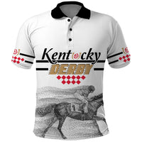 Kentucky Horse Racing Polo Shirt The Race For The Roses - Wonder Print Shop