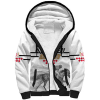 Kentucky Horse Racing Sherpa Hoodie The Race For The Roses - Wonder Print Shop