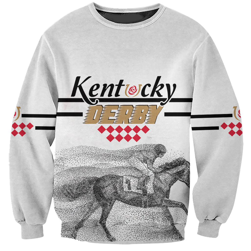Kentucky Horse Racing Sweatshirt The Race For The Roses - Wonder Print Shop