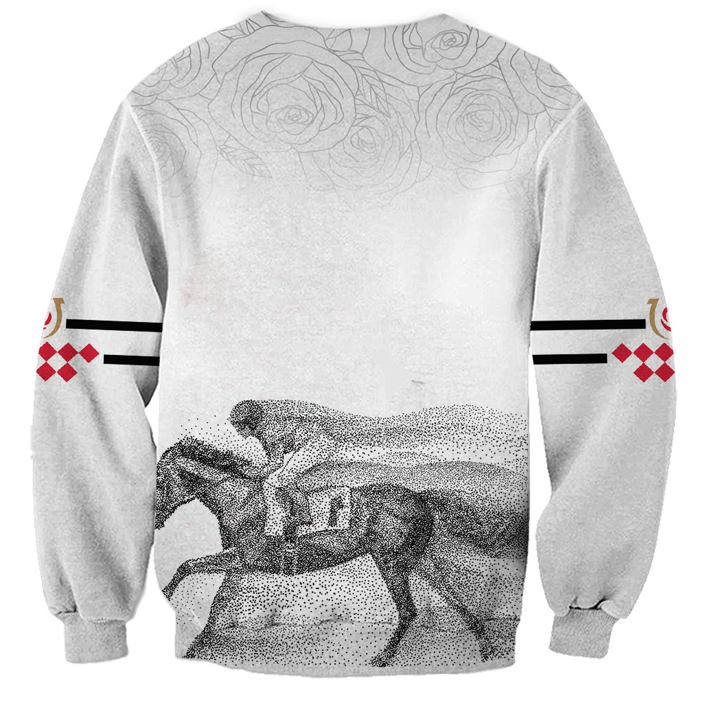 Kentucky Horse Racing Sweatshirt The Race For The Roses - Wonder Print Shop