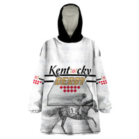 Kentucky Horse Racing Wearable Blanket Hoodie The Race For The Roses - Wonder Print Shop