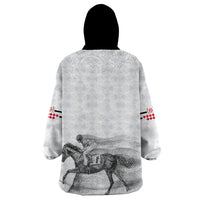 Kentucky Horse Racing Wearable Blanket Hoodie The Race For The Roses - Wonder Print Shop