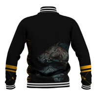 Kentucky Horse Racing Baseball Jacket Luxury Black And Gold LT7 - Wonder Print Shop