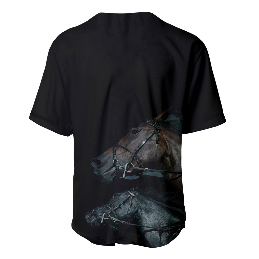 Kentucky Horse Racing Baseball Jersey Luxury Black And Gold LT7 - Wonder Print Shop